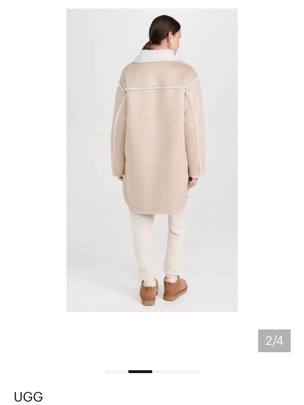UGG Takara Luxefluff mid jacket - Picture 2 of 5